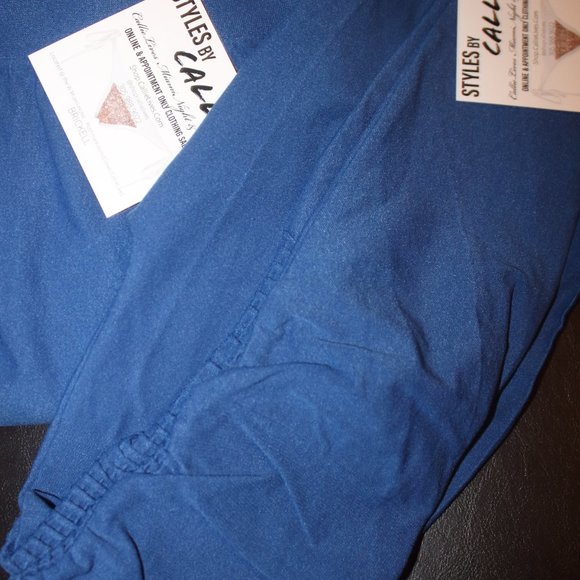 NWT MIZ MOTO DENIM SHADED NYLON SEAMLESS LEGGINGS - Picture 4 of 4